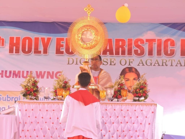 12th Annual Eucharistic Procession of Agartala Diocese 